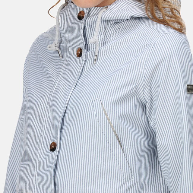 Regatta Dames nahla stripe waterdichte jas UTRG7423_tickin large
