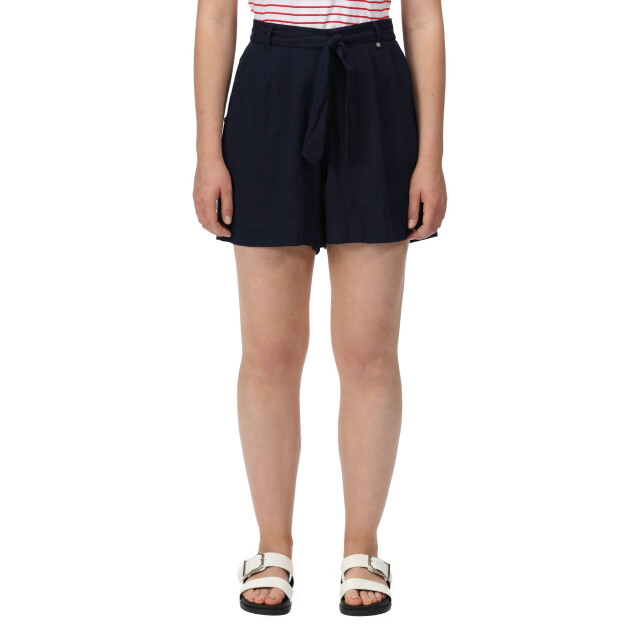 Regatta Dames sabela paper bag shorts UTRG7393_navy large