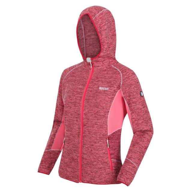 Regatta Dames walbury iii full zip fleece jas UTRG7308_tropicalpinkrethinkpink large