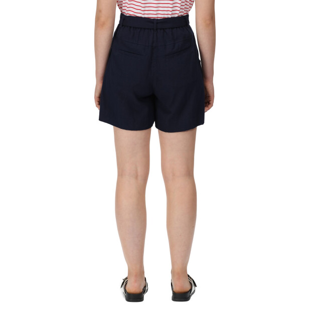 Regatta Dames sabela paper bag shorts UTRG7393_navy large
