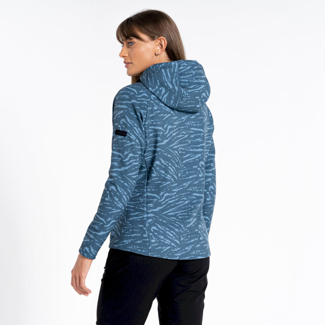 Dare2b Dames far out tijgerprint soft shell jas UTRG7376_oriongrey large
