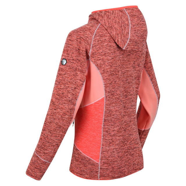 Regatta Dames walbury iii full zip fleece jas UTRG7308_fusioncoralneonpeach large