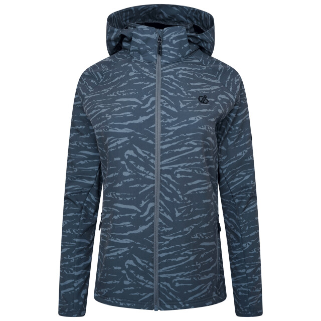 Dare2b Dames far out tijgerprint soft shell jas UTRG7376_oriongrey large