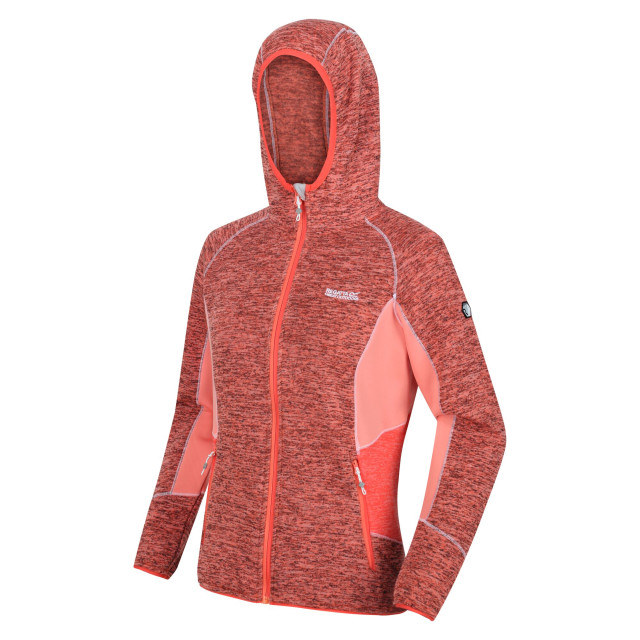 Regatta Dames walbury iii full zip fleece jas UTRG7308_fusioncoralneonpeach large