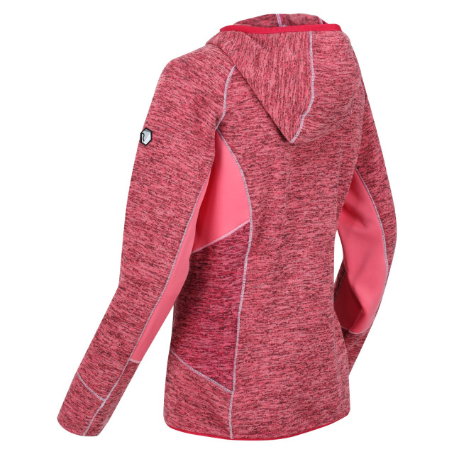 Regatta Dames walbury iii full zip fleece jas UTRG7308_tropicalpinkrethinkpink large