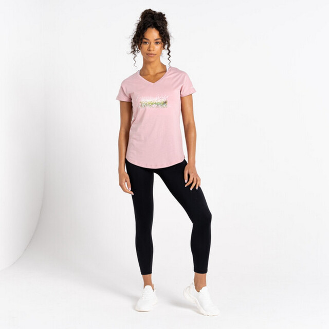 Dare2b Dames moments bedrukt t-shirt UTRG7241_powderpink large