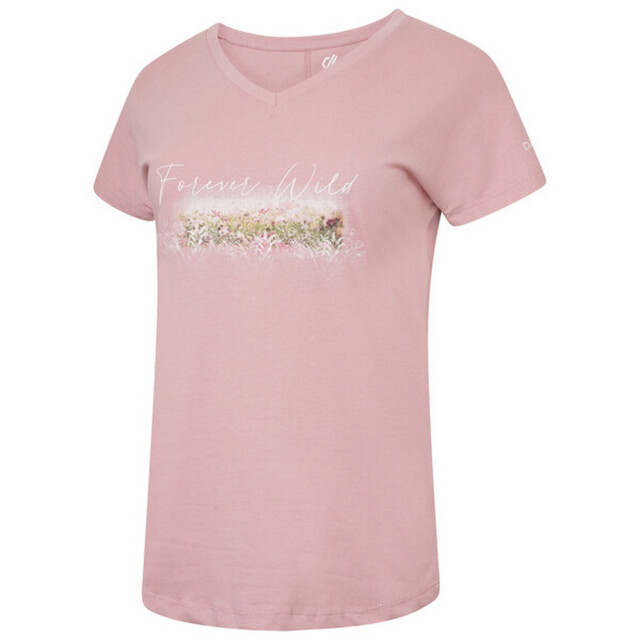 Dare2b Dames moments bedrukt t-shirt UTRG7241_powderpink large