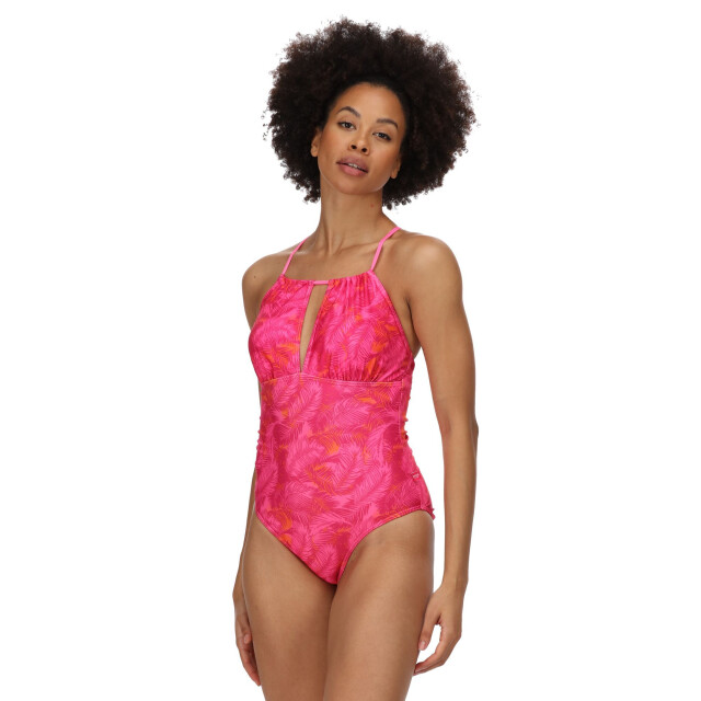 Regatta Dames halliday ééndelig zwempak UTRG7220_pinkfushion large