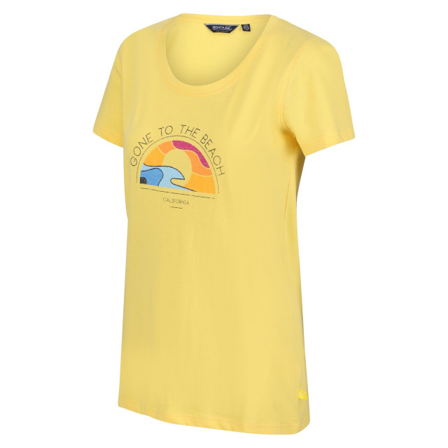 Regatta Dames filandra vi zonsondergang t-shirt UTRG7232_maizeyellow large