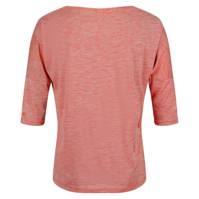 Regatta Dames pulser ii t-shirt met 3/4 mouwen UTRG7153_neonpeach large