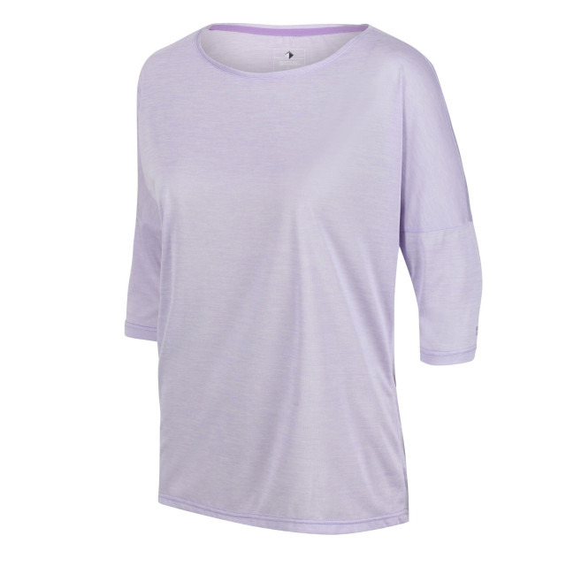 Regatta Dames pulser ii t-shirt met 3/4 mouwen UTRG7153_pastellilac large