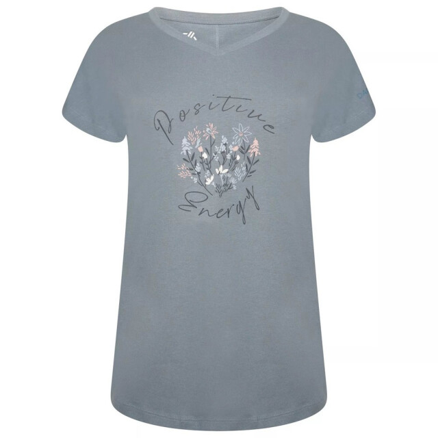 Dare2b Dames moments ii bloemen t-shirt UTRG7125_bluestone large