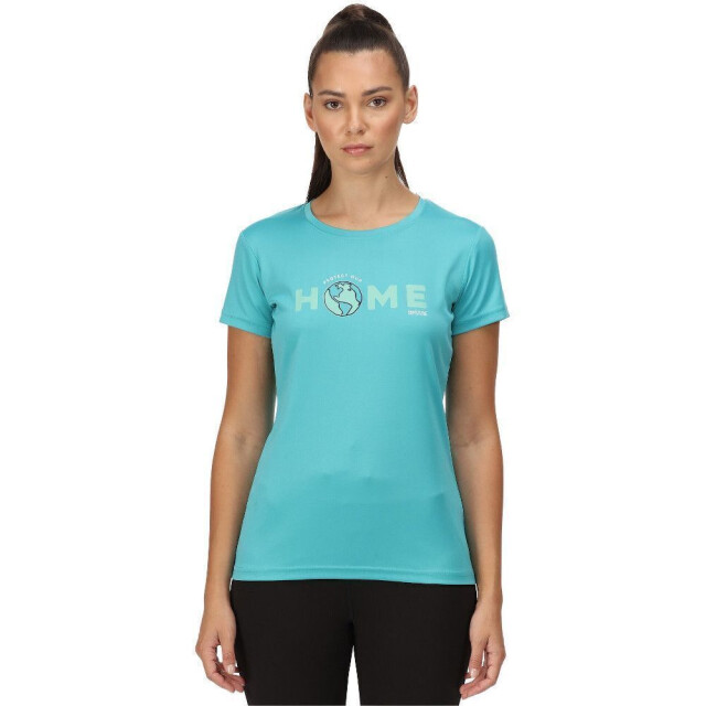 Regatta Dames fingal vi aarde t-shirt UTRG7113_turquoise large