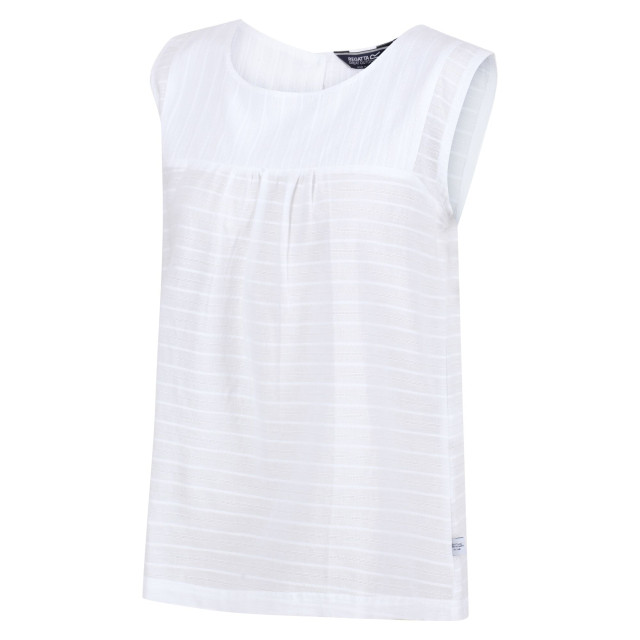 Regatta Dames bridgidine linear tank top UTRG7067_white large