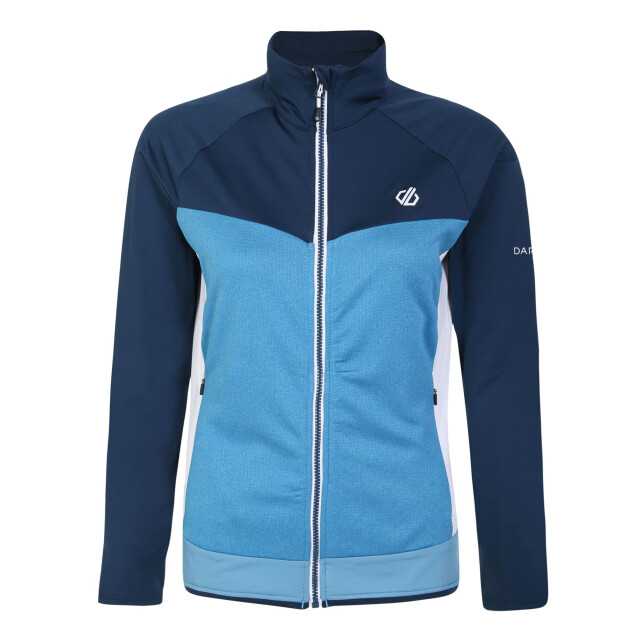 Dare2b Dames elation ii core stretch gerecycleerde fleece UTRG7065_niagrabluemoonlightdenim large