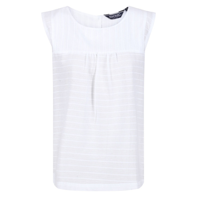 Regatta Dames bridgidine linear tank top UTRG7067_white large