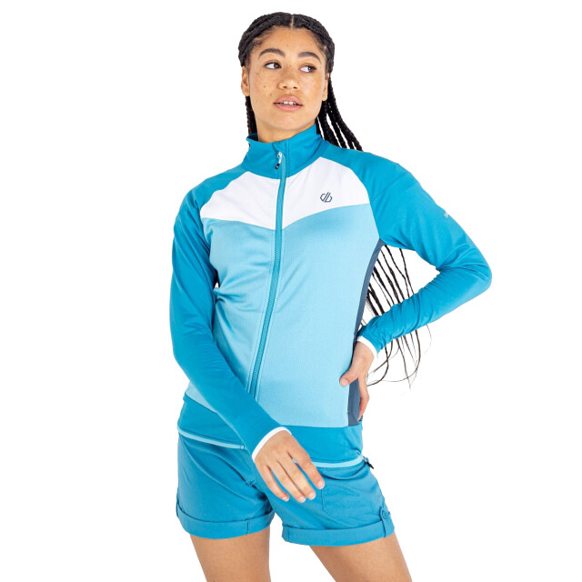 Dare2b Dames elation ii core stretch gerecycleerde fleece UTRG7065_crystalseascapriblue large