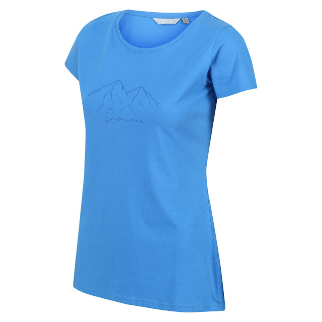 Regatta Dames breezed ii berg t-shirt UTRG6999_sonicblue large