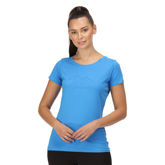 Regatta Dames breezed ii berg t-shirt UTRG6999_sonicblue large