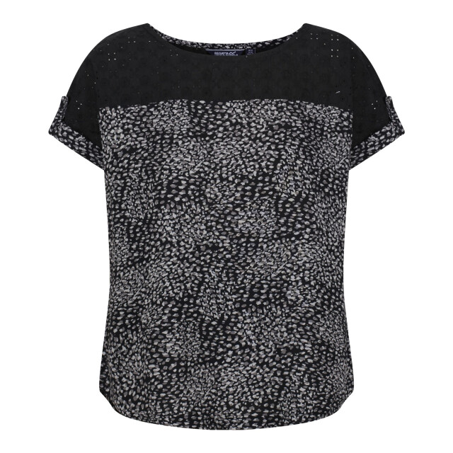 Regatta Dames jaida abstract t-shirt UTRG7012_black large