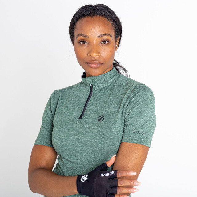 Dare2b Dames pedal through it marl lichtgewicht jersey UTRG6994_duckgreen large