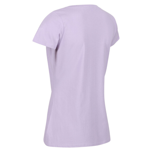 Regatta Dames breezed ii vlinders t-shirt UTRG6997_pastellilac large