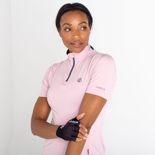 Dare2b Dames pedal through it marl lichtgewicht jersey UTRG6994_powderpink large