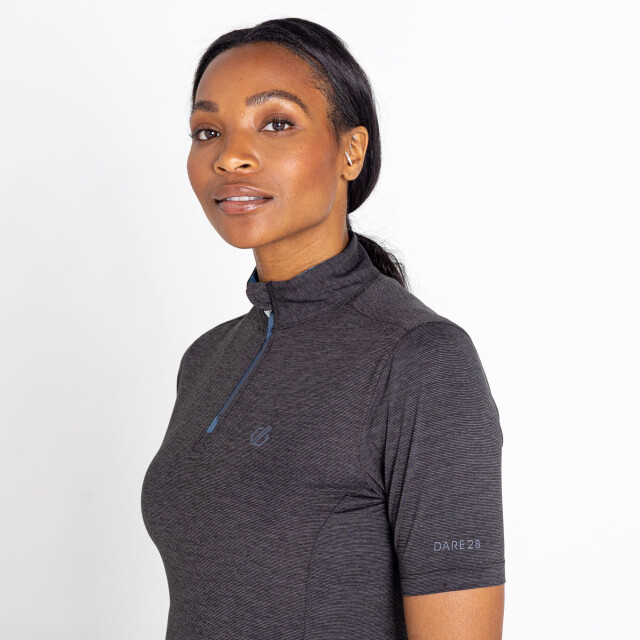 Dare2b Dames pedal through it marl lichtgewicht jersey UTRG6994_black large