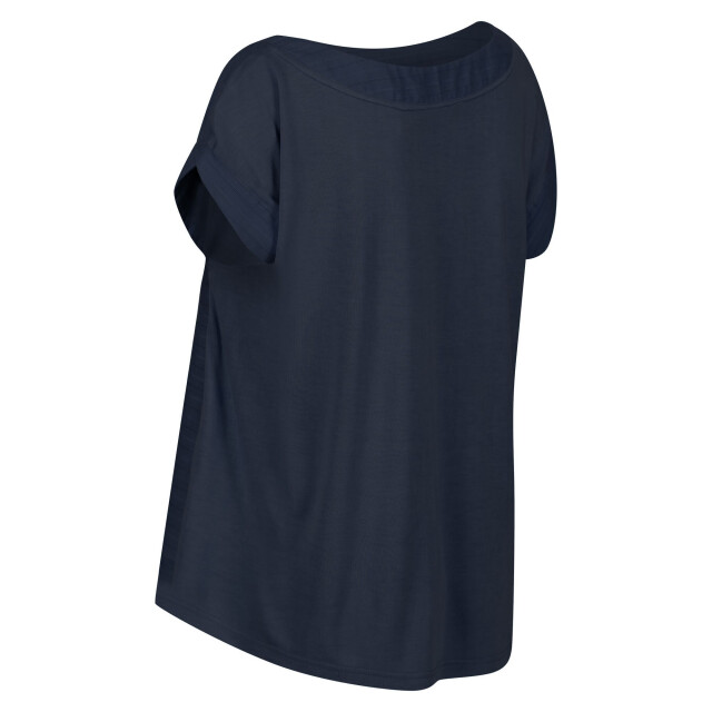 Regatta Dames adine gestreept t-shirt UTRG6951_navy large