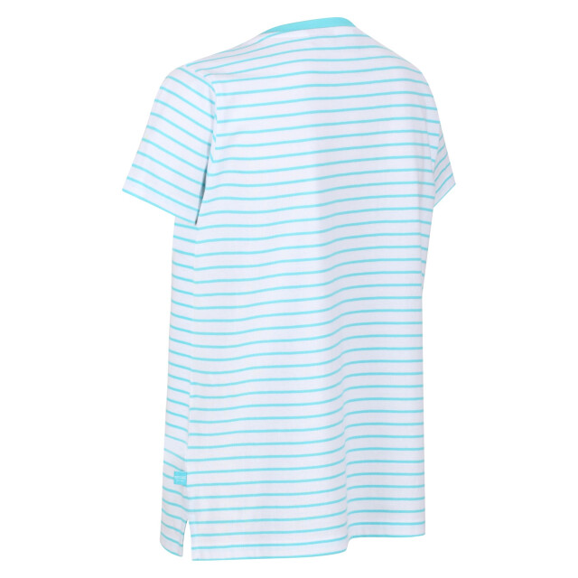 Regatta Dames odalis stripe t-shirt UTRG6950_seascape large
