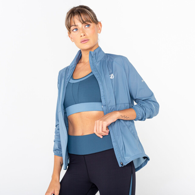 Dare2b Dames resilient ii windshell jas UTRG6928_bluestone large