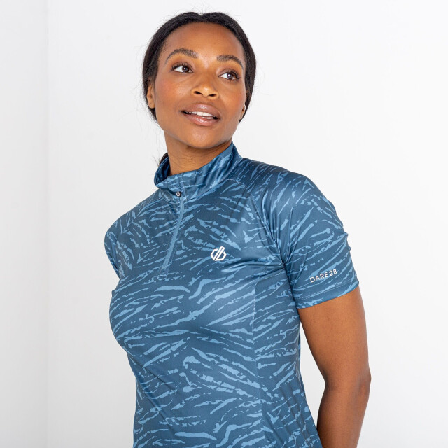 Dare2b Dames persist tijgerprint lichtgewicht jersey UTRG6896_oriongrey large