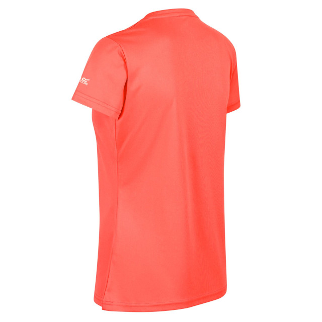 Regatta Dames fingal vi berg t-shirt UTRG6863_neonpeach large