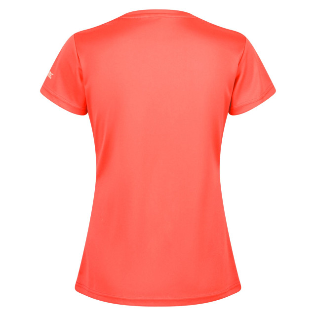 Regatta Dames fingal vi berg t-shirt UTRG6863_neonpeach large