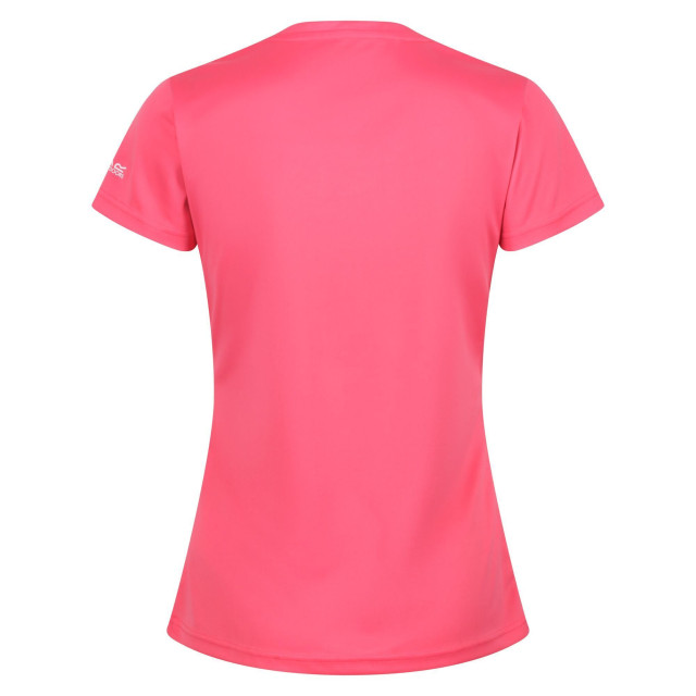 Regatta Dames fingal vi logo t-shirt UTRG6858_tropicalpink large