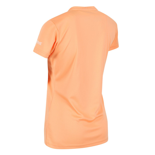 Regatta Dames fingal vi t-shirt met opdruk UTRG6861_papaya large