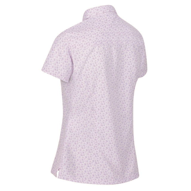 Regatta Dames mindano vi daisy shirt met korte mouwen UTRG6840_pastellilac large