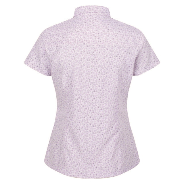 Regatta Dames mindano vi daisy shirt met korte mouwen UTRG6840_pastellilac large