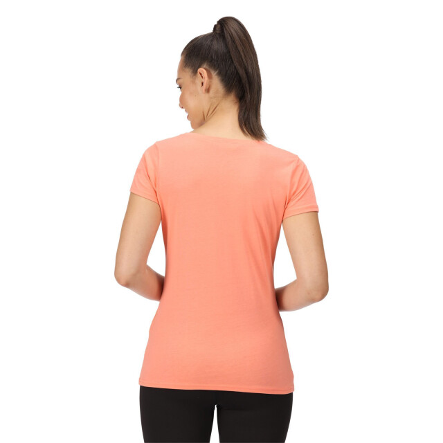 Regatta Dames breezed ii t-shirt UTRG6817_fusioncoral large