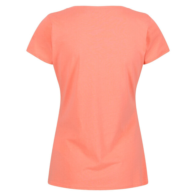 Regatta Dames breezed ii t-shirt UTRG6817_fusioncoral large