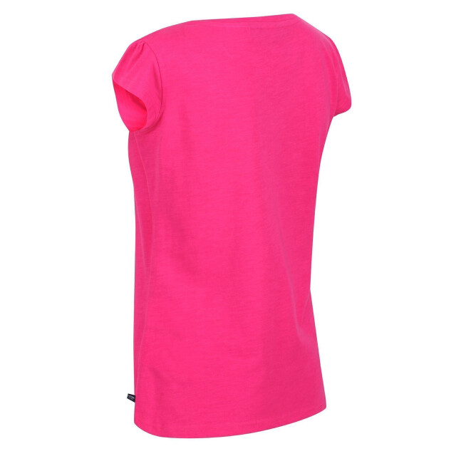 Regatta Dames francine v-hals t-shirt UTRG6627_fusionpink large