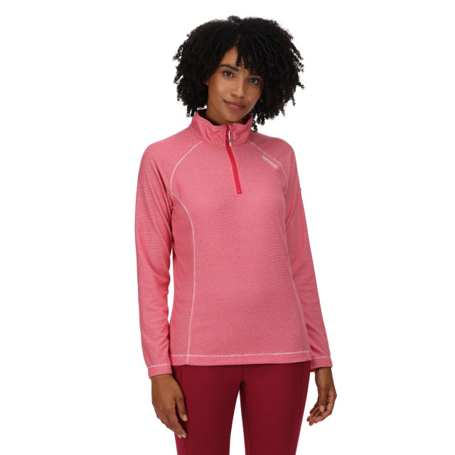 Regatta Dames montes lichtgewicht fleece top UTRG6728_rethinkpinkwhite large