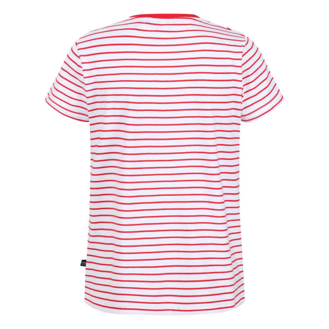 Regatta Dames odalis stripe t-shirt UTRG6820_truered large