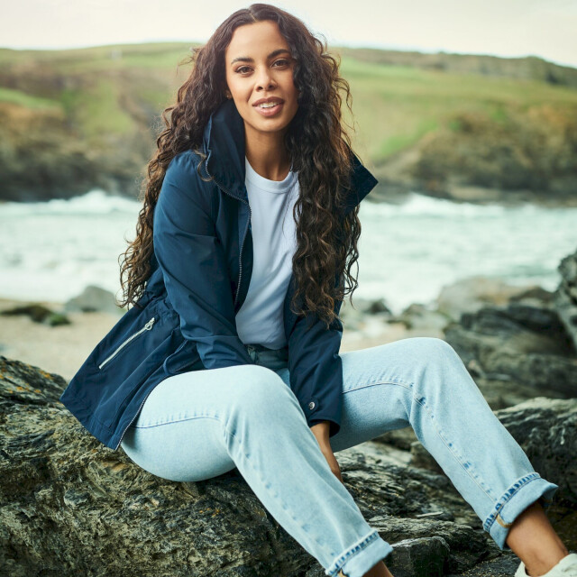 Regatta Dames nadira waterdicht jasje UTRG6826_navy large