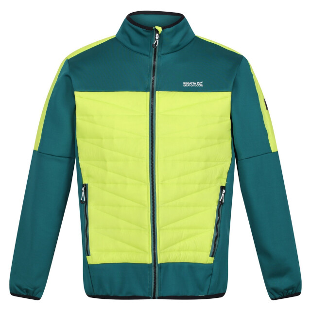 Regatta Heren clumber ii hybride geïsoleerd jasje UTRG6619_pacificgreenbrightkiwi large