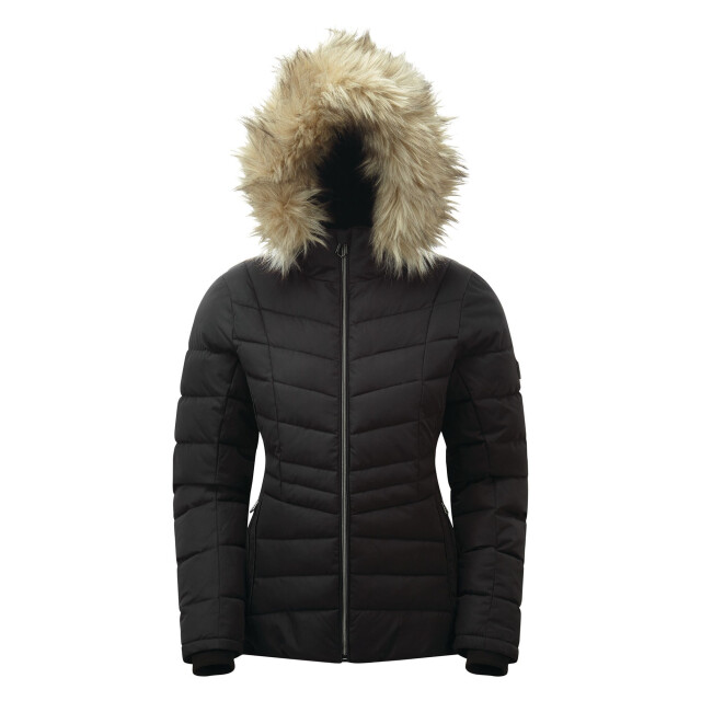 Dare2b Dames glamorize ii swarovski ski jas UTRG6587_blacknatural large