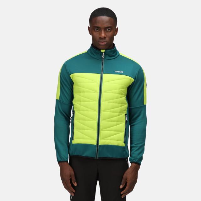 Regatta Heren clumber ii hybride geïsoleerd jasje UTRG6619_pacificgreenbrightkiwi large