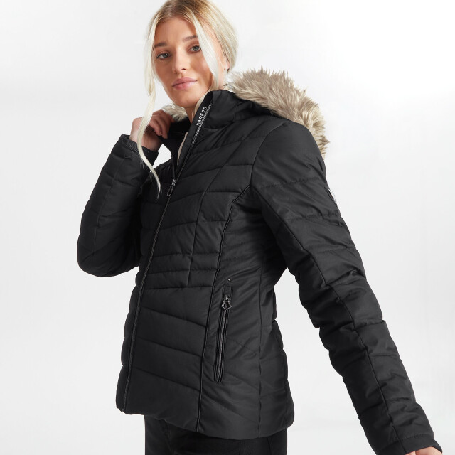 Dare2b Dames glamorize ii swarovski ski jas UTRG6587_blacknatural large