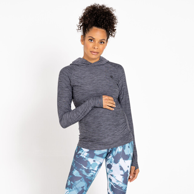 Dare2b Dames sprint city maternity hoodie UTRG6381_ebonygrey large