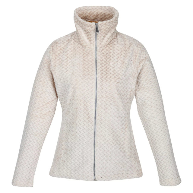 Regatta Dames heloise marl full zip fleece jas UTRG6125_lightvanillaplait large